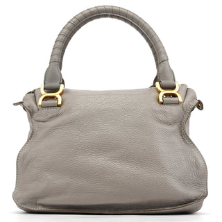 Chloe Grey Leather Marcie 2-Way Bag