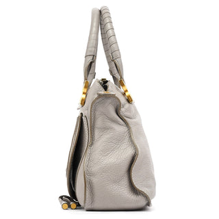 Chloe Grey Leather Marcie 2-Way Bag