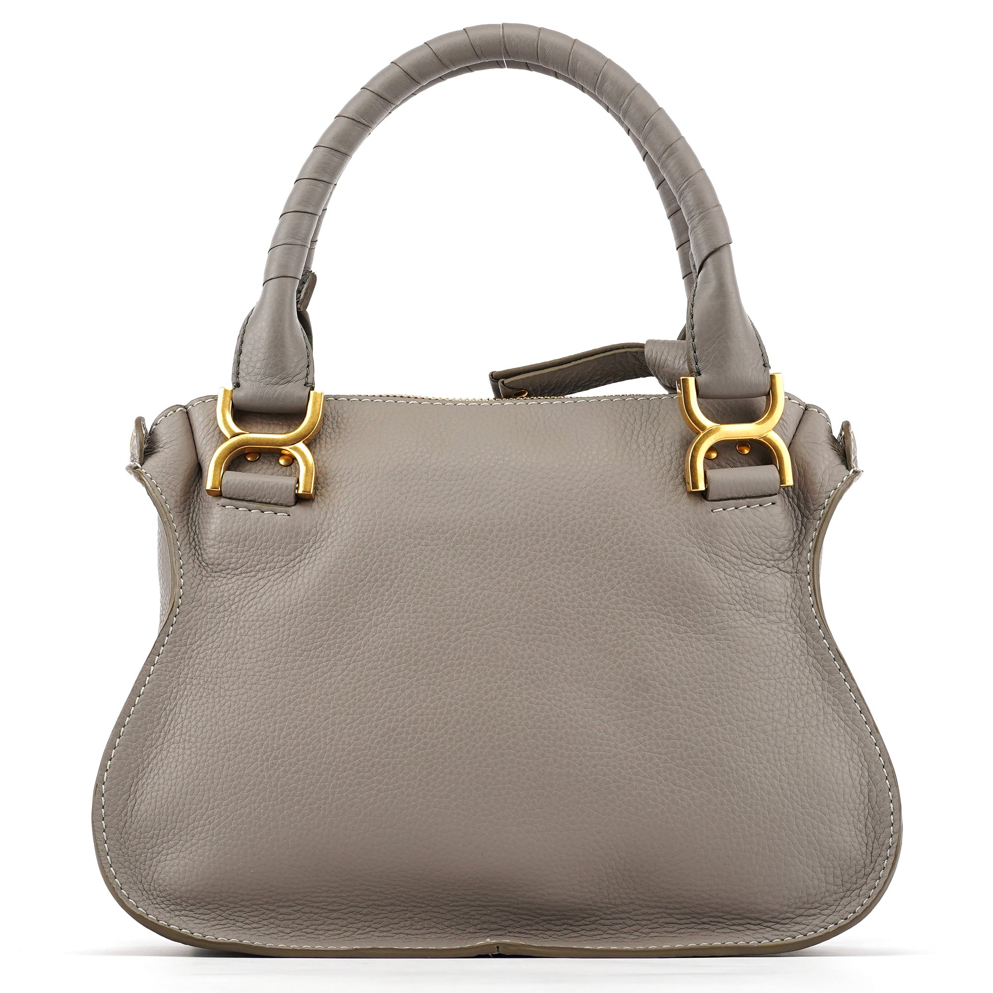 Chloé Grey Leather Marcie 2-Way Bag