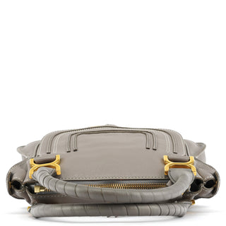 Chloe Grey Leather Marcie 2-Way Shoulder Bag