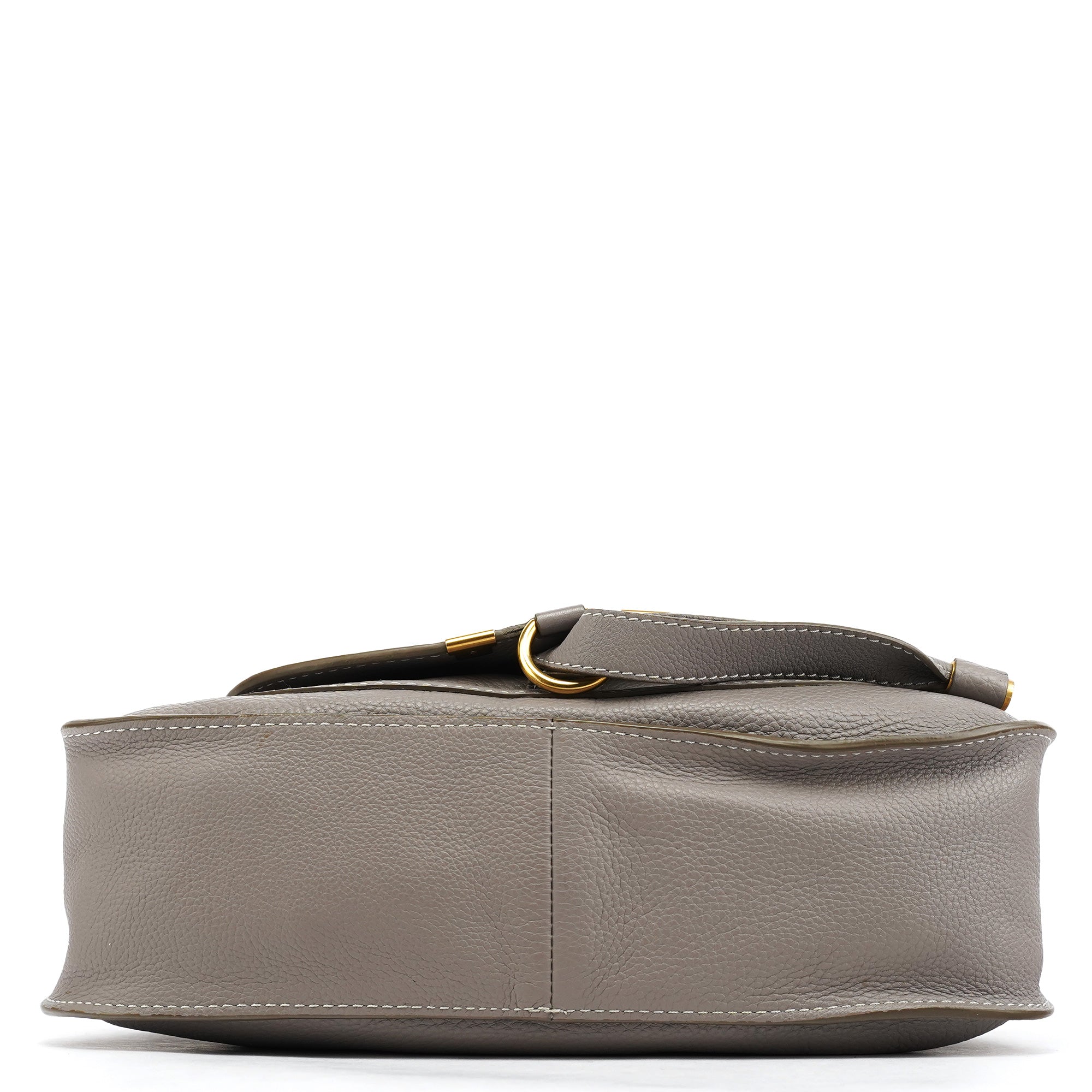 Chloe Grey Leather Marcie 2-Way Shoulder Bag