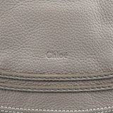 Chloe Grey Leather Marcie 2-Way Shoulder Bag