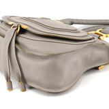 Chloe Grey Leather Marcie 2-Way Shoulder Bag