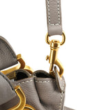 Chloe Grey Leather Marcie 2-Way Shoulder Bag