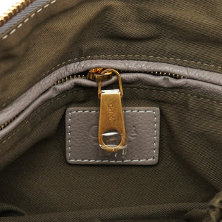Chloe Grey Leather Marcie 2-Way Shoulder Bag