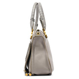 Chloe Grey Leather Marcie 2-Way Shoulder Bag