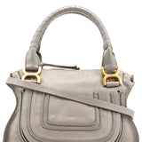 Chloe Grey Leather Marcie 2-Way Shoulder Bag