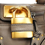 Chloé Grey Leather Paddington Shoulder Bag