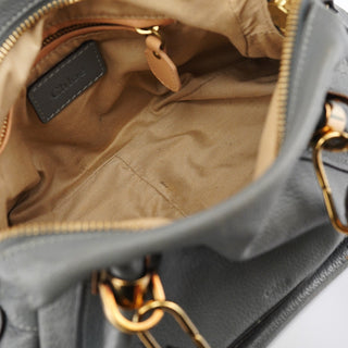 Chloe Grey Leather Paraty 2-Way Bag