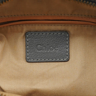 Chloe Grey Leather Paraty 2-Way Bag