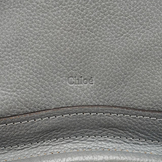 Chloe Grey Leather Paraty 2-Way Bag