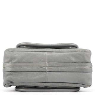 Chloe Grey Leather Paraty 2-Way Bag