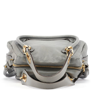 Chloe Grey Leather Paraty 2-Way Bag