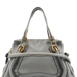 Chloe Grey Leather Paraty 2-Way Bag
