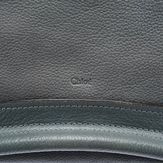 Chloe Grey Leather Paraty 2-Way Bag