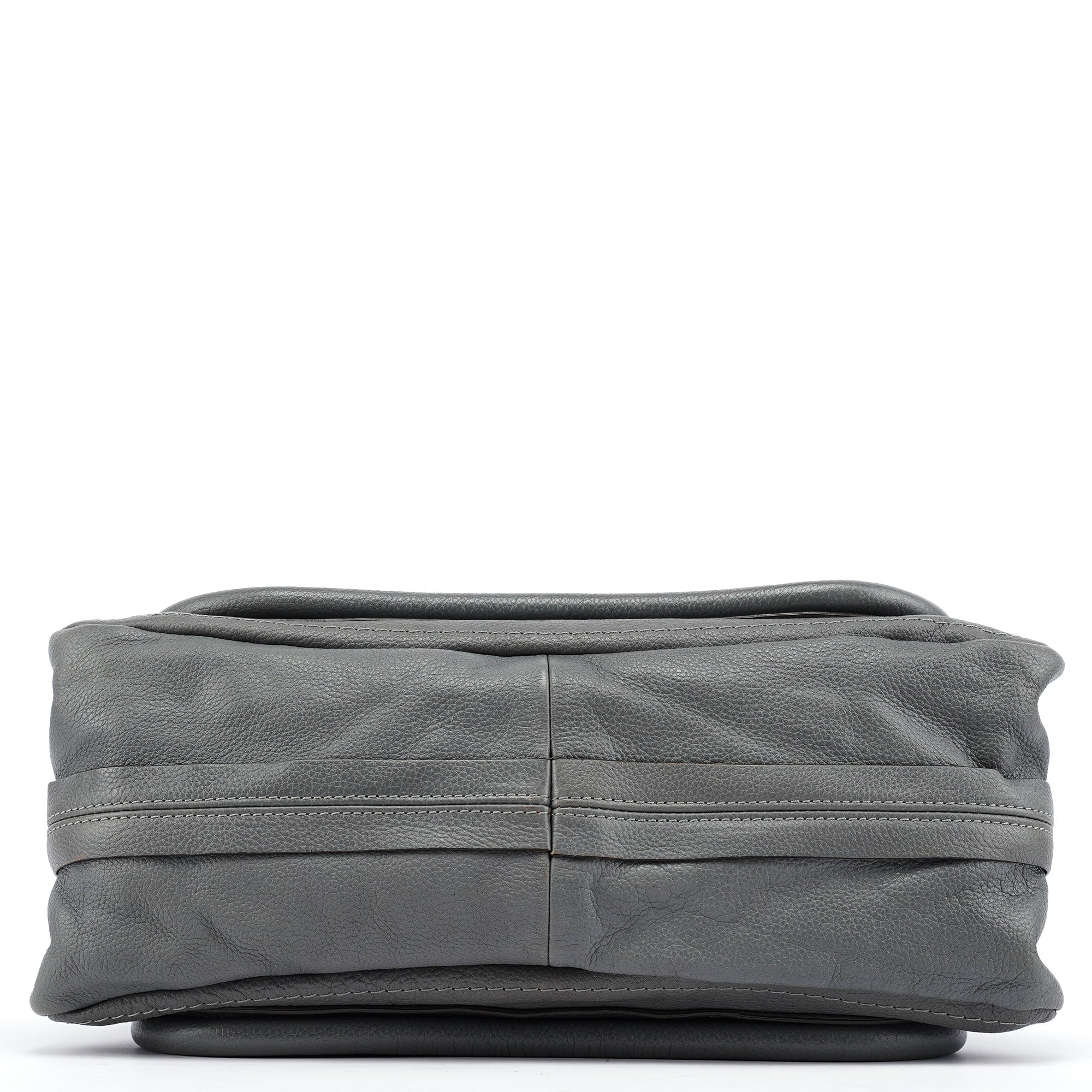 Chloé Paraty 2-Way Tasche aus grauem Leder