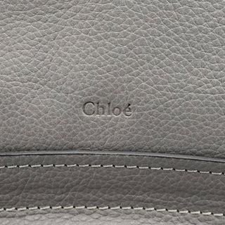 Chloe Grey Leather Paraty 2-Way Bag
