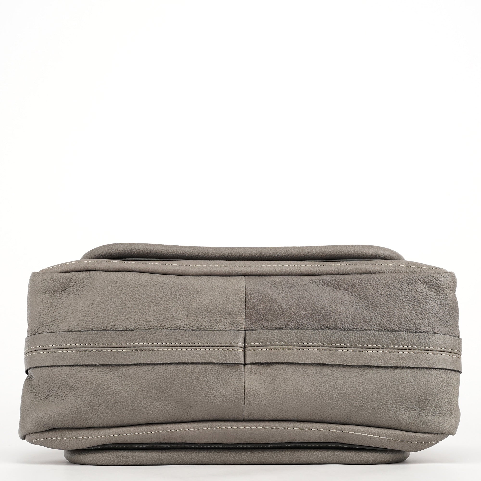 Chloe Grey Leather Paraty 2-Way Bag