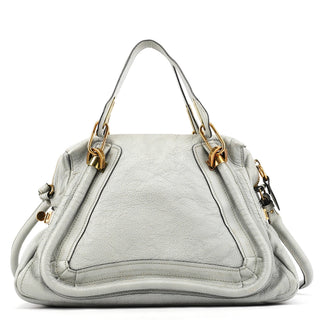 Chloe Grey Leather Paraty 2-Way Bag