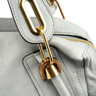 Chloe Grey Leather Paraty 2-Way Bag