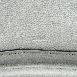 Chloe Grey Leather Paraty 2-Way Bag