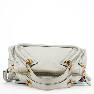 Chloe Grey Leather Paraty 2-Way Bag