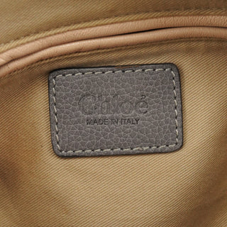 Chloe Grey Leather Paraty 2-Way Bag