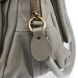 Chloe Grey Leather Paraty 2-Way Bag