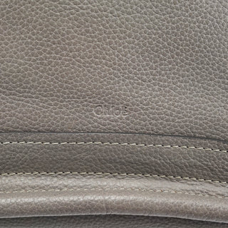 Chloe Grey Leather Paraty 2-Way Bag
