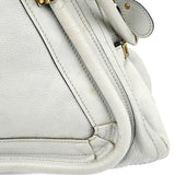 Chloe Grey Leather Paraty 2-Way Bag