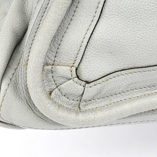 Chloe Grey Leather Paraty 2-Way Bag