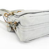 Chloe Grey Leather Paraty 2-Way Bag
