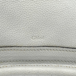 Chloe Grey Leather Paraty 2-Way Bag