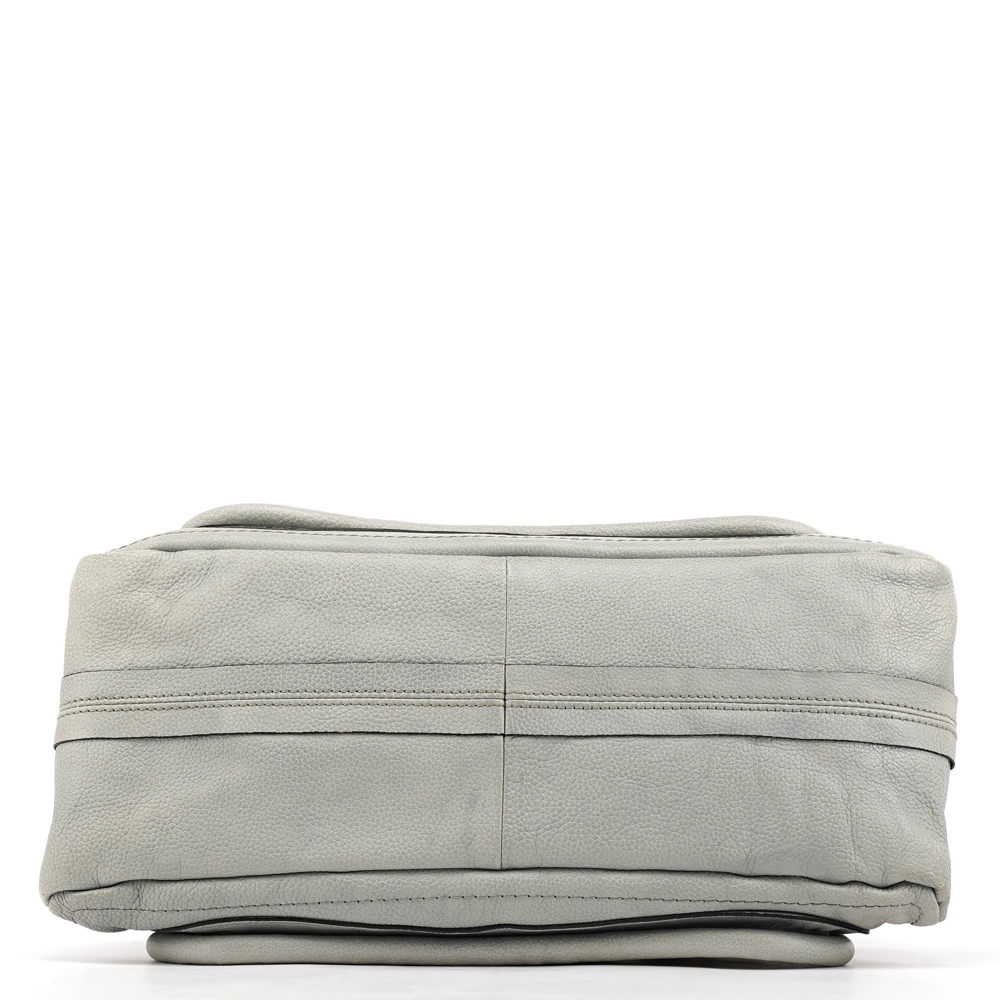 Chloe Grey Leather Paraty 2-Way Bag