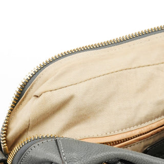 Chloe Grey Leather Paraty 2-Way Bag
