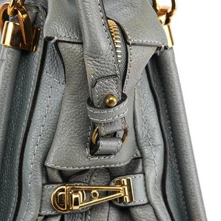 Chloe Grey Leather Paraty 2-Way Bag