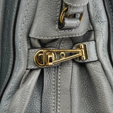 Chloé Paraty 2-Way Tasche aus grauem Leder