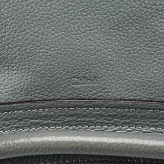 Chloe Grey Leather Paraty 2-Way Bag