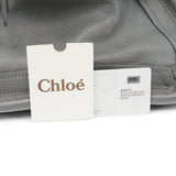 Chloé Paraty 2-Way Schultertasche aus grauem Leder