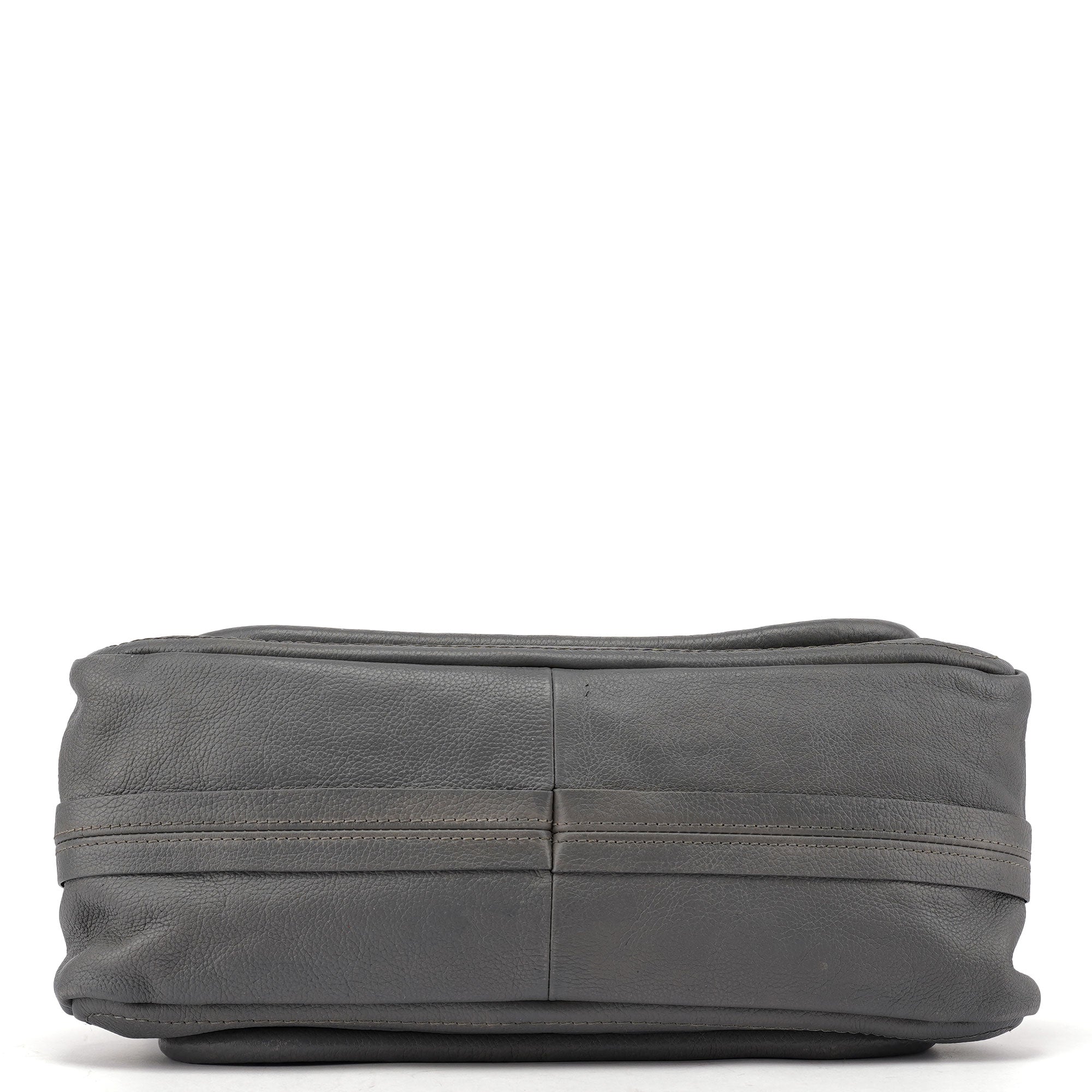 Chloé Paraty 2-Way Schultertasche aus grauem Leder