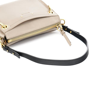 Chloe Grey Leather Suede Roy 2-Way Bag