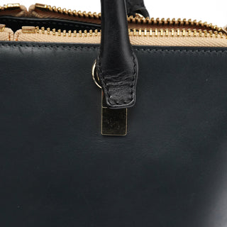 Chloe Grey Navy Leather Bailey 2-Way Bag