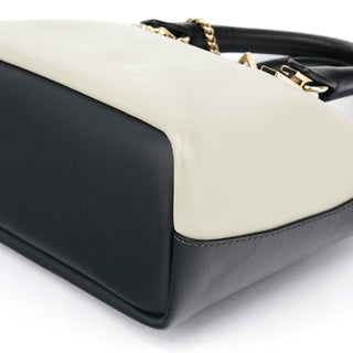 Chloe Grey Navy Leather Bailey 2-Way Bag