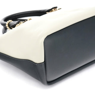 Chloe Grey Navy Leather Bailey 2-Way Bag