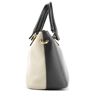 Chloe Grey Navy Leather Bailey 2-Way Bag