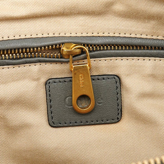 Chloé Grey Studded Leather Marcie 2-Way Bag