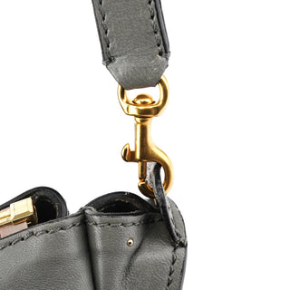 Chloé Grey Studded Leather Marcie 2-Way Bag