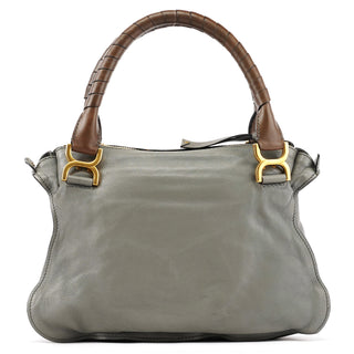 Chloé Grey Studded Leather Marcie 2-Way Bag