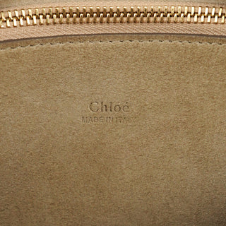 Chloe Grey Suede Leather Pixie 2-Way Bag