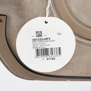 Chloe Grey Suede Leather Pixie 2-Way Bag